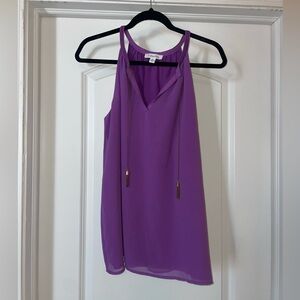 Calvin Klein Purple Sleeveless Blouse